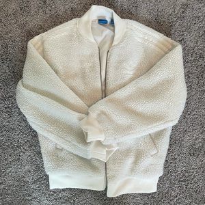 Adidas Sherpa bomber jacket